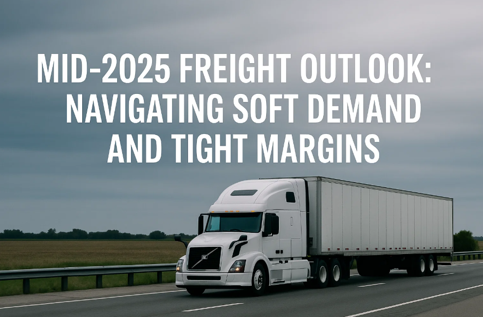 Mid-2025 freight outlook: navigating soft demand and tight margins, per ACT Research’s latest forecast